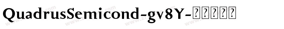 QuadrusSemicond-gv8Y字体转换
