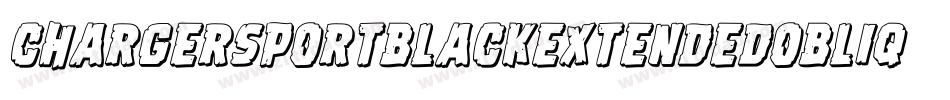 ChargerSportBlackExtendedOblique-dGyE字体转换