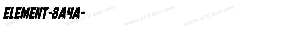 Element-8a4A字体转换