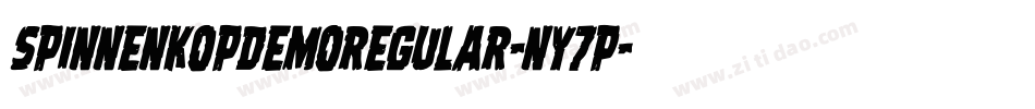 SpinnenkopDemoRegular-ny7P字体转换