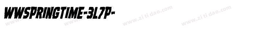Wwspringtime-3l7p字体转换