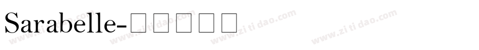 Sarabelle字体转换