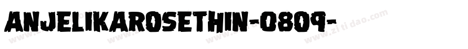 AnjelikaRoseThin-08o9字体转换