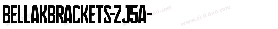 BellaKBrackets-zj5a字体转换