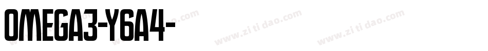 Omega3-Y6A4字体转换