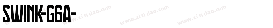Swink-G6a字体转换