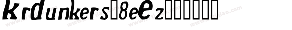 KrDunkers-8eEz字体转换