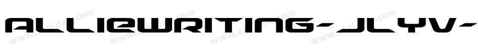 Alliewriting-jLYv字体转换