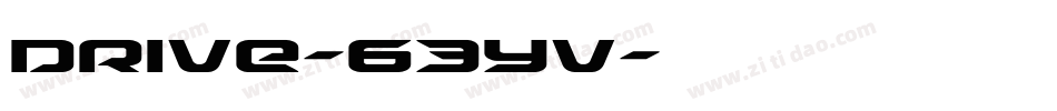 Drive-63yv字体转换