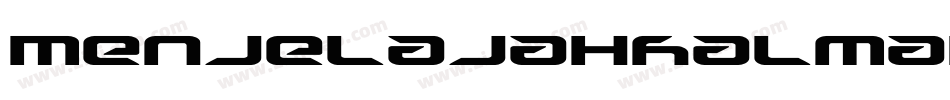 MenjelajahHalmahera-YvZa字体转换