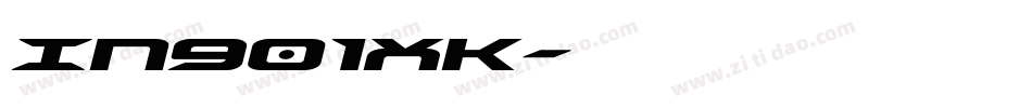 IN901XK字体转换