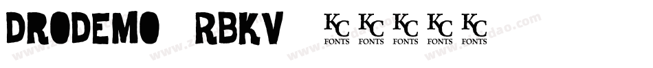 DroDemo-RBKV字体转换