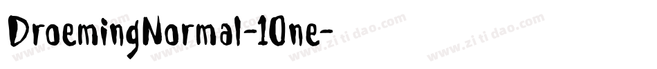 DroemingNormal-10ne字体转换