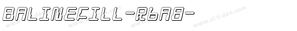 BalineFill-r6a8字体转换