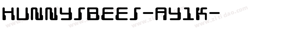 HunnysBees-ay1K字体转换