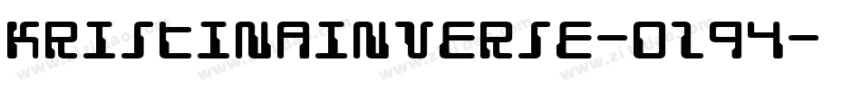 KristinaInverse-oZ94字体转换