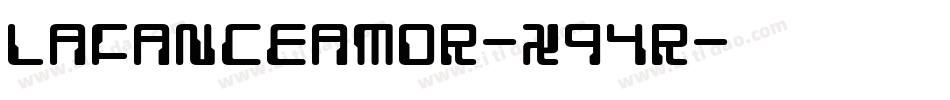 LaFanceAmor-x94R字体转换