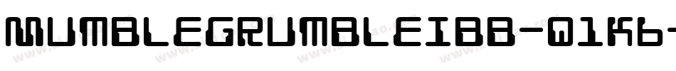 MumblegrumbleIBb-q1K6字体转换
