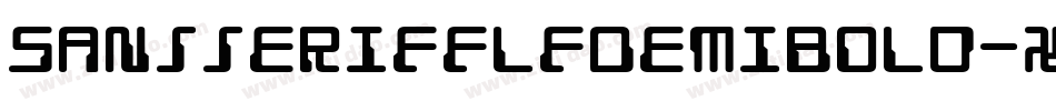 SansserifflfDemibold-xn1K字体转换