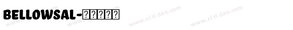 BellowsAL字体转换