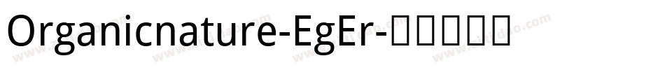 Organicnature-EgEr字体转换