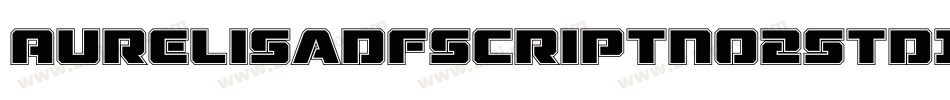 Aurelisadfscriptno2stdItalic-0G2z字体转换