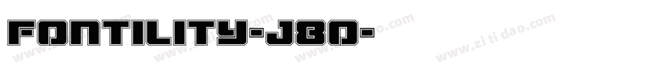 Fontility-J8o字体转换