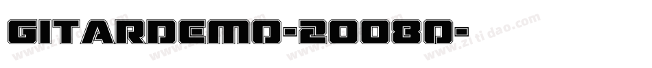 GitarDemo-2OO8o字体转换