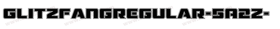GlitzfangRegular-5A2Z字体转换