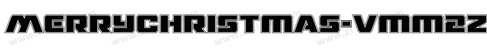 MerryChristmas-vmm2Z字体转换