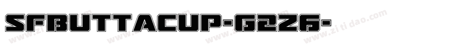 SfButtacup-g2z6字体转换 SfButtacup-g2z6字体转换