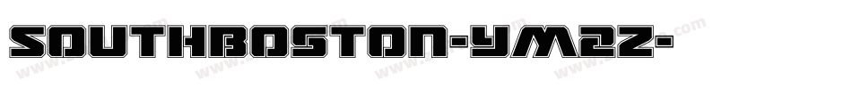 SouthBoston-yM2Z字体转换