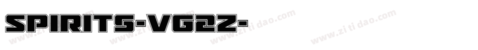 Spirits-VG2Z字体转换