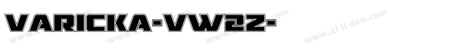 Varicka-VW2z字体转换 Varicka-VW2z字体转换