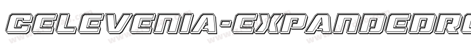Celevenia-ExpandedRe字体转换
