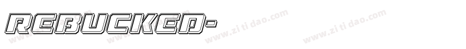 ReBucked字体转换
