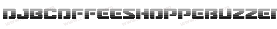 DjbCoffeeShoppeBuzzed-D8O0字体转换