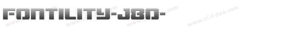 Fontility-J8o字体转换
