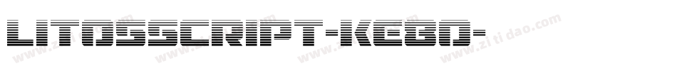 Litosscript-KE8o字体转换