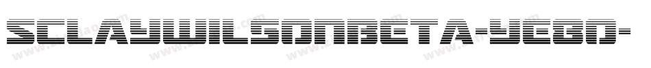 SclaywilsonBeta-YE8o字体转换