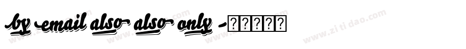bello字体转换