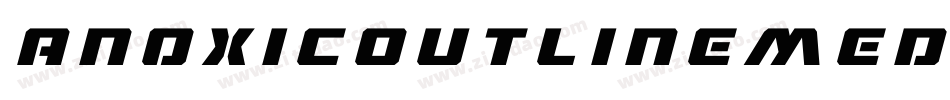 AnoxicOutlineMedium-DOY1R字体转换