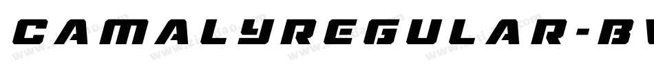 CamalyRegular-BWB0w字体转换