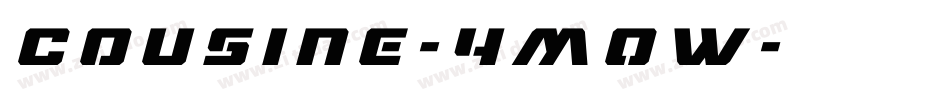 Cousine-4M0W字体转换 Cousine-4M0W字体转换