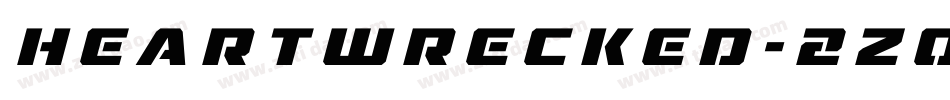 Heartwrecked-2Z0W字体转换