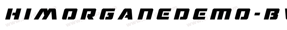 HiMorganeDemo-BWG0w字体转换
