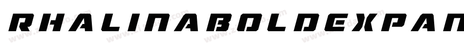 RhalinaBoldExpanded-MD0w字体转换 RhalinaBoldExpanded-MD0w字体转换