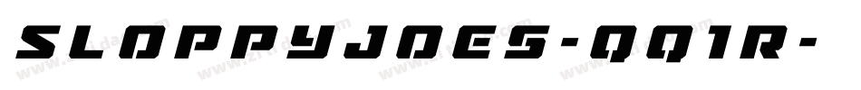 Sloppyjoes-qq1r字体转换