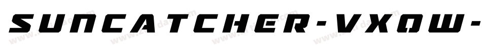 Suncatcher-VX0w字体转换