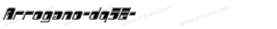 Arrogano-dq5E字体转换